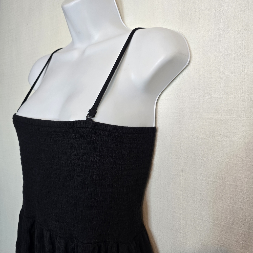 🔴 3/$15 Prana Fernie Jumpsuit Black Strappy Cropped Length S - Picture 8 of 16